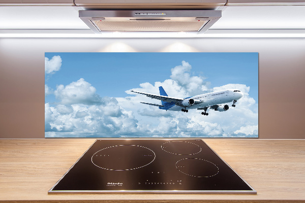 Panel para cocina Un avión en el cielo