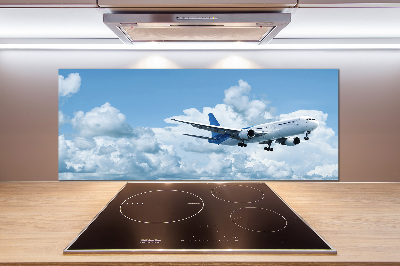 Panel para cocina Un avión en el cielo