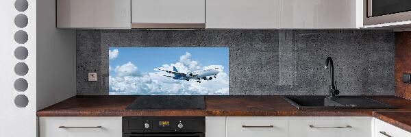 Panel para cocina Un avión en el cielo