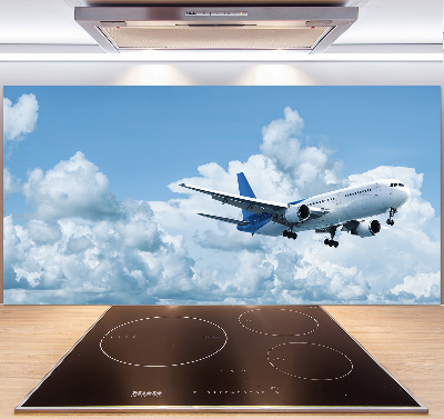 Panel para cocina Un avión en el cielo