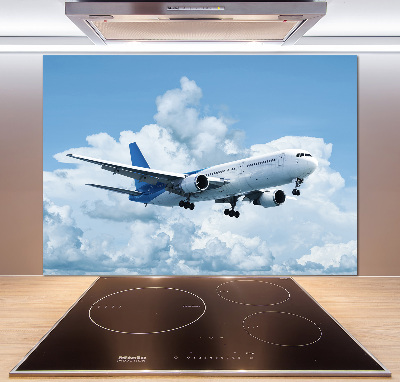 Panel para cocina Un avión en el cielo