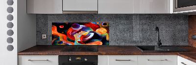 Panel antisalpicaduras Abstracción