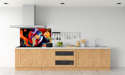 Panel antisalpicaduras Abstracción