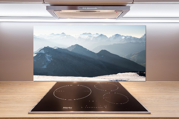 Panel do kuchni Górskie szczyty