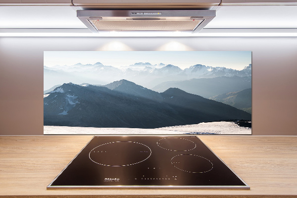 Salpicadero de cocina picos de montaña