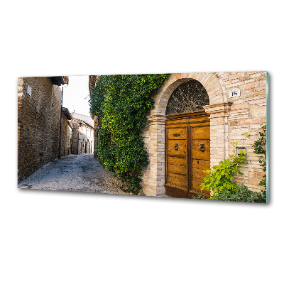 Panel antisalpicaduras Una calle con encanto