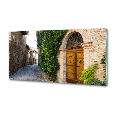 Panel antisalpicaduras Una calle con encanto