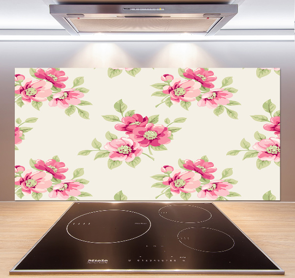 Panel para cocina Patrón floral