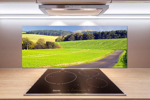 Panel de pared de cocina Camino de tierra