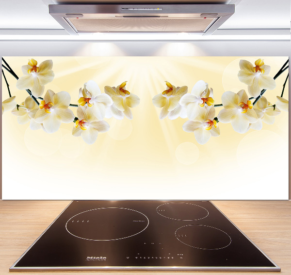 Panel między meble w kuchni Orchidea