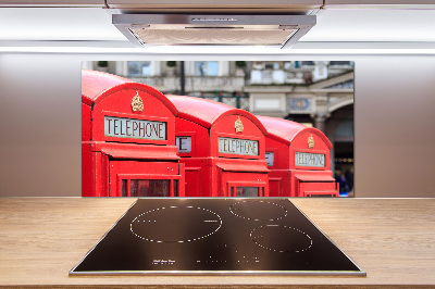 Salpicadero para cocina Teléfono público