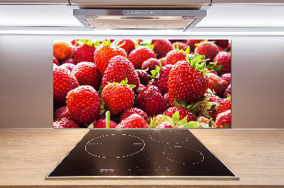 Panel de pared de cocina fresas