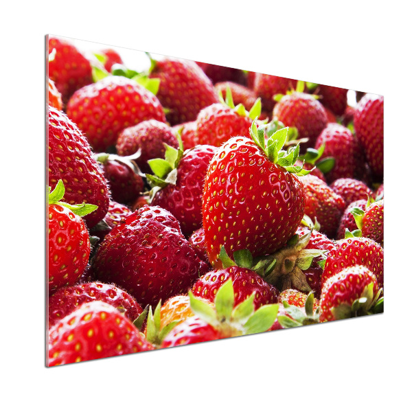 Panel de pared de cocina fresas