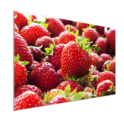 Panel de pared de cocina fresas
