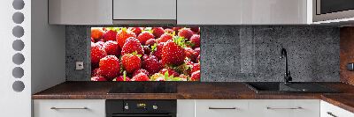 Panel de pared de cocina fresas