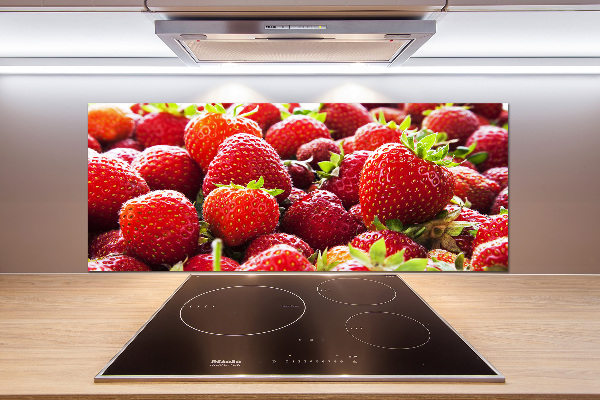 Panel de pared de cocina fresas