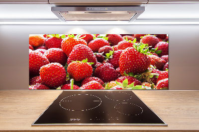 Panel de pared de cocina fresas