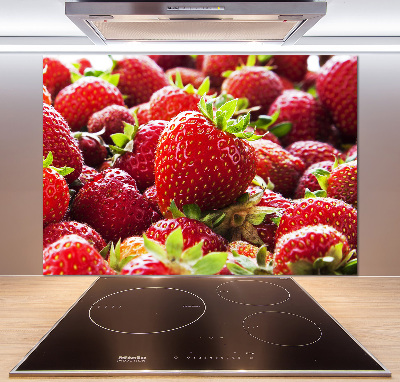 Panel de pared de cocina fresas