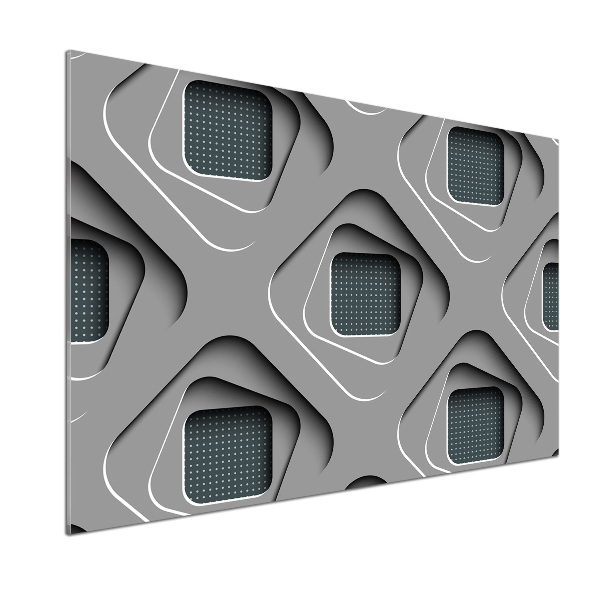 Panel de pared de cocina Abstracción 3D