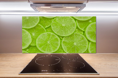 Panel szklany do kuchni Limonki