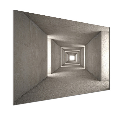 Panel do kuchni Betonowy tunel