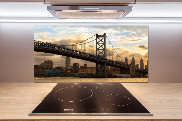 Panel de pared de cocina Puente de Filadelfia