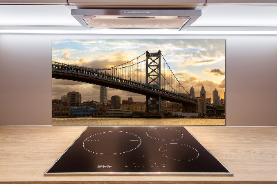 Panel de pared de cocina Puente de Filadelfia