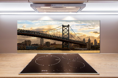 Panel de pared de cocina Puente de Filadelfia