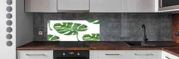Panel między meble w kuchni Monstera