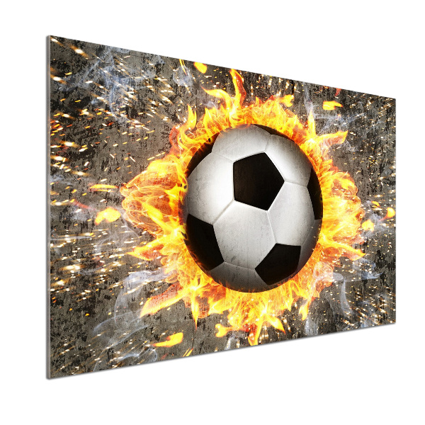 Panel do kuchni Płonąca piła nożna