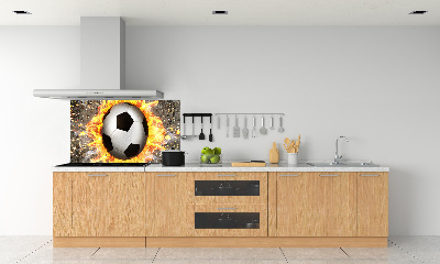 Panel do kuchni Płonąca piła nożna