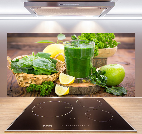 Salpicadero para cocina Cóctel verde