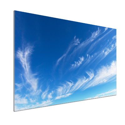 Salpicadero de cocina cielo azul