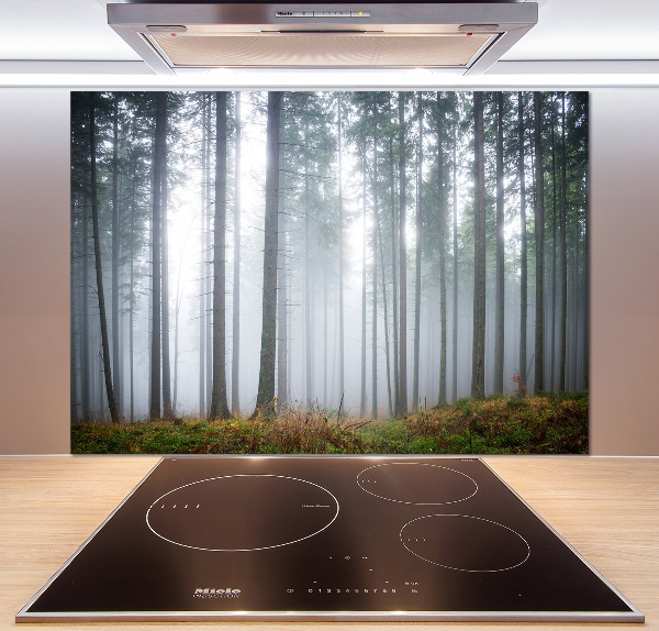 Salpicadero para cocina Niebla en el bosque