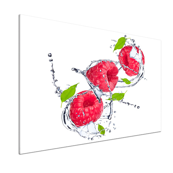 Salpicadero de cocina Frambuesa y agua