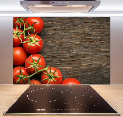 Panel para cocina Tomates en madera