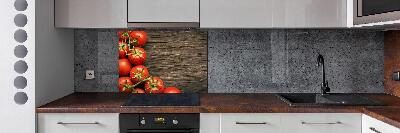 Panel para cocina Tomates en madera