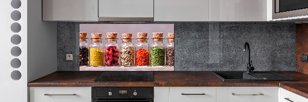 Salpicadero para cocina Especias de colores