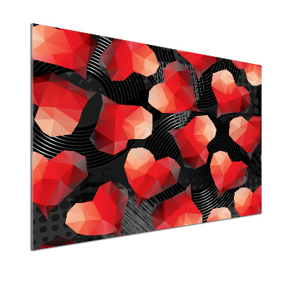 Panel do kuchni Geometryczne serca