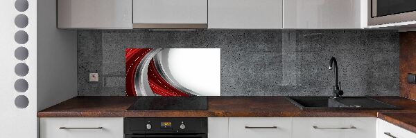 Panel między meble w kuchni Fale tło