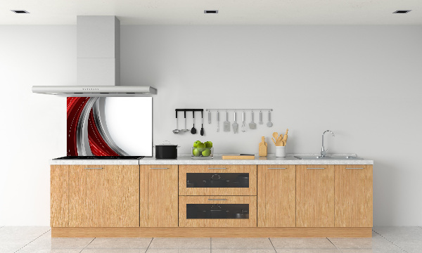 Panel między meble w kuchni Fale tło