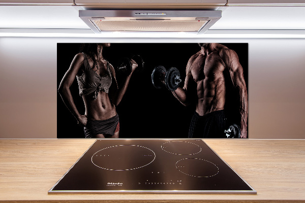 Panel de pared de cocina desarrollo muscular