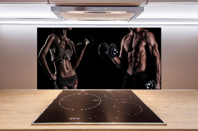 Panel de pared de cocina desarrollo muscular