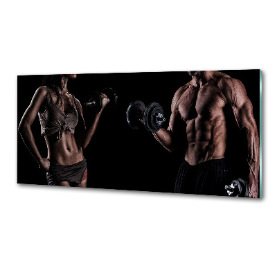 Panel de pared de cocina desarrollo muscular