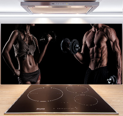 Panel de pared de cocina desarrollo muscular