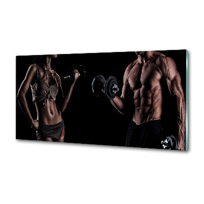 Panel de pared de cocina desarrollo muscular