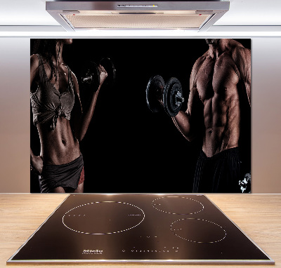 Panel de pared de cocina desarrollo muscular