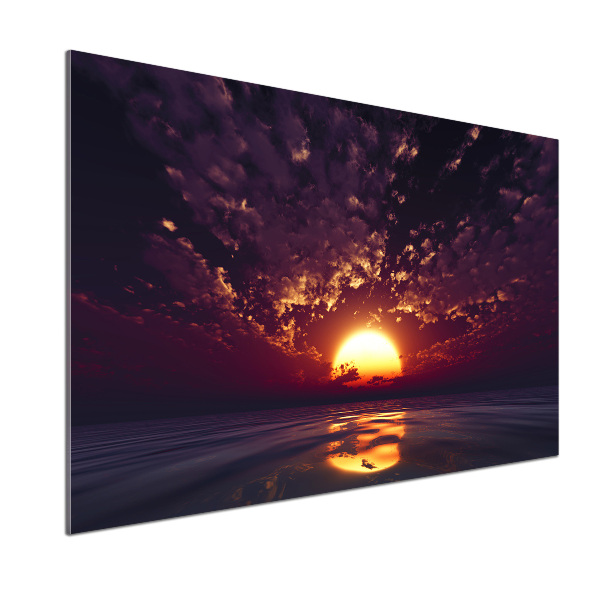 Panel de pared de cocina Atardecer