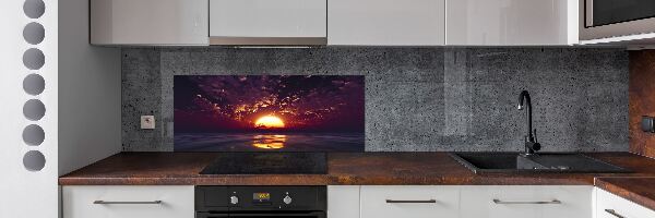 Panel de pared de cocina Atardecer