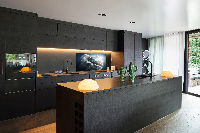 Salpicadero de cocina Planeta Tierra